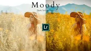 | Moody Editing Lightroom| Moody Dark Yellow Tone| Moody Dark Lightroom 2021|