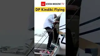 How Deputy President Kithure Kindiki flew from Mandera after landing there