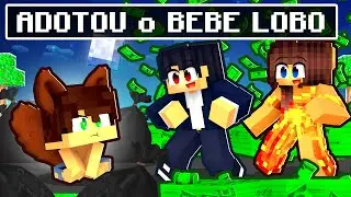 FAMÍLIA RICA ADOTOU o BEBÊ LOBISOMEN no Minecraft