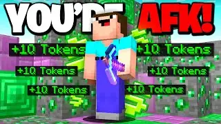 I AFK Mined to BECOME RICH in MINECRAFT: PRISONS?! | Minecraft OP PRISON #3