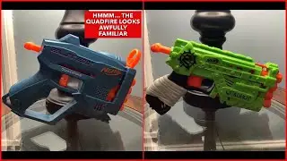 Hmmm&hellip;. The NERF Elite 2.0:Quadfire Looks Awfully Familiar!  #shorts #nerf #nerfgun #blasters