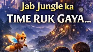 Jab Jungle Ka Time Ruk Gaya | Magical Forest Adventure Story 🌙✨Us rant ju gle mei kuchh aisa hua... 