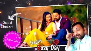 Rose day🌹stylish whatsapp status💞editing by kinemaster