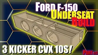 LOUD Truck BASS! Ford F150 Underseat Build!(part 2) LIVE WITH CUSTOMLOWZ EP27