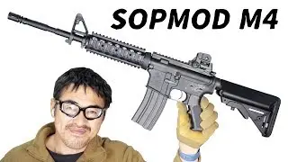 SOPMOD M4 マルイ 次世代電動ガン マック堺 エアガンレビュー