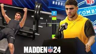 Madden 24 Superstar Mode - Player Creation + Draft Combine!