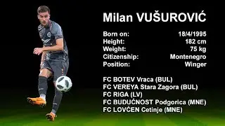 MILAN VUSUROVIC WINGER HIGHLIGHTS 2019