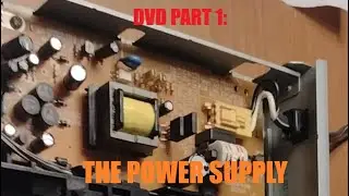 What's inside a DVD player part 1, The Power supply