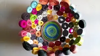 paper bowl 🥣 craft|Quilling paper craft