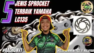 5 Jenis Sprocket Terbaik Yamaha LC135