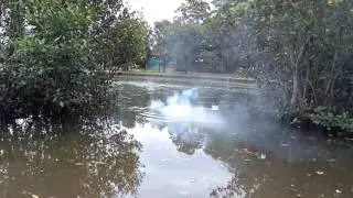 RC cargo ship Missile Test Fire #1