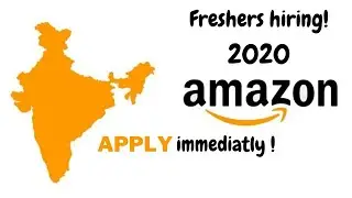 Amazon jobs vacancies for freshers 2020 in India.