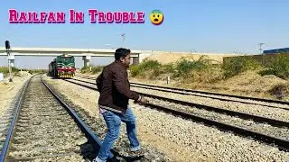 Massive Freight Trains Of Pakistan, Railfan In Trouble At Jhimpir