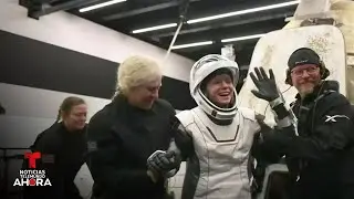 Vea im&aacute;genes del primer rescate m&eacute;dico en la historia de la Estaci&oacute;n Espacial | Noticias Telemundo
