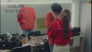Jin Yoo Na & Yoon Jae Hyun - tattoos together