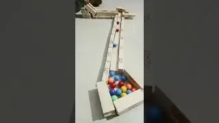 Jenga marble run ####