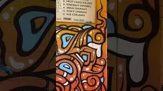 Street Art / Graffiti Art On Shop Wall ~ Lewisham | Sydney Australia .