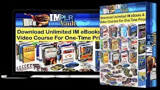 Make Money With This New PLR App! IM PLR Vault Demo Video