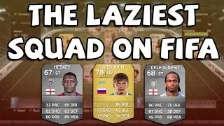 The LAZIEST Team On FIFA 14 - Crazy Squad Builder Of Lazy Players!
