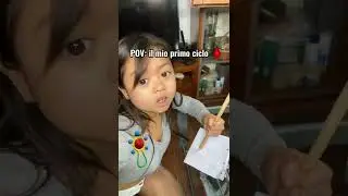 POV: il mio primo ciclo 🩸 #shorts #comico #mamma