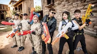 LTT Game Nerf Guns: SEAL X против главного босса - Эпическое противостояние бластеров Nerf
