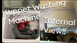 Portable Washer Washing A Large Load! WITH INTERNAL VIEW!