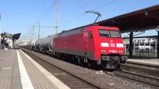 Br 152 053-5 DB mit Kesselwagenzug