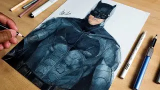 Drawing Batman - Justice League