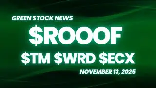 Northstar Clean Technologies ($ROOOF) | Toyota ($TM) | WeRide ($WRD) | ECARX ($ECX)