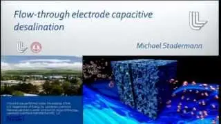 Flow-through electrode capacitive desalination by Michael Stadermann