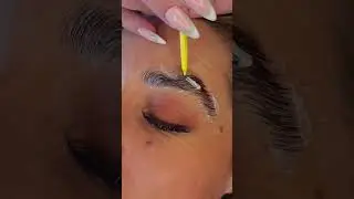 Brow lamination goals 🥰