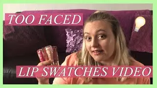 TOO FACED MELTED MATTE LIQUID LIPSTICK || LIP SWATCHES || CHLO&Egrave; GANDON
