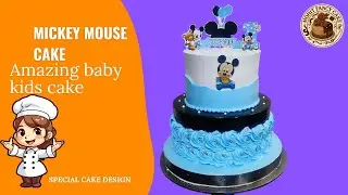 Mickey Mouse Cake Design 🥰 | Mohit Cake Decorating 