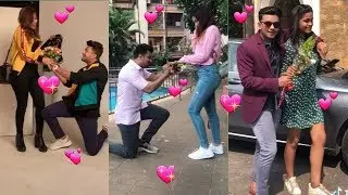 Cutest Proposal Ever! Awez Darbar & Nagma Mirajkar Best Musically Videos Ever