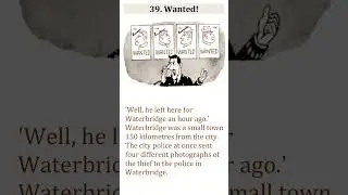 39. Wanted. Учим английский легко и весело! Jokes in English for A1 Students