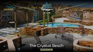 The Crystal Beach &ndash; A Small Free Form Pool with Attached Spa