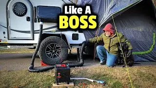 18&deg;F Winter Camping Like a Boss | Vevor Diesel Heater Setup