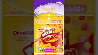 Starburst Minis Unwrapped Stand Up Bag 8oz 8ct