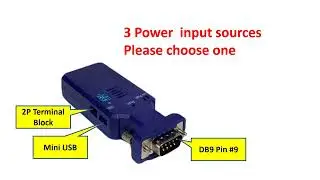 WiFi RS 232 adapter profile introduction - Internal antenna Male DB9