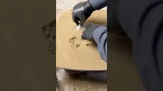#Metal  Making #sand satisfying Metal smelting work #post design  #metal