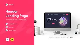 Hero Banner Landing Page in Figma - UI Speed Design | Week - 24