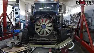 Replacing Paccar engine with Cummins ISX Engine | Swapping  Paccar engine with ISX Engine Edmonton