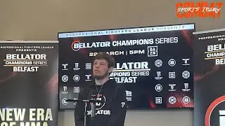 Ciar&aacute;n Clarke talks his weight cut to Bantamweight | Bellator Belfast