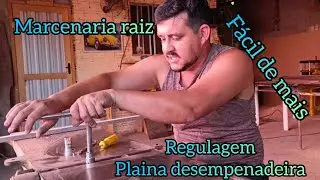 Vídeo Marcenaria Raiz , trabalhos com madeira maciça regulagem de máquinas e muito mais .