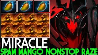 MIRACLE [Shadow Fiend] Spam Mango Nonstop Raze Farm Crazy Mid 7.26 Dota 2