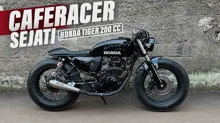 RECUSTOM Honda Tiger CAFERACER Makin Ganteng!! #dimasgarage
