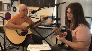 Original Song The Storms of My life by Chuck Foster with grandson playing bass guitar.