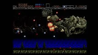 Gynoug (ジノーグ) - Mega Drive - Level 1