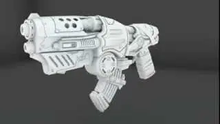 Gears of War Judgement Classic Hammerburst (Clay Render)