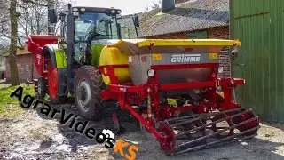 [Gopro] Kartoffeln legen [Potato planting] Claas Ares 697 ATZ + Grimme GL 32B [HD]